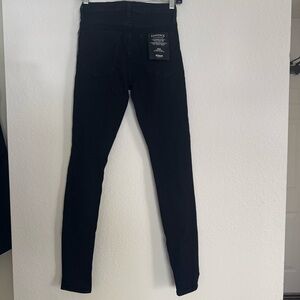 NWT Hudson Los Angeles Nico Black Super Skinny Jeans - Size 25
